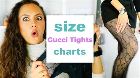 gucci tights size chart|gucci tights aesthetic.